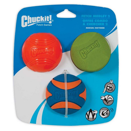 Chuckit! Fetch Medley 2 - 3pk