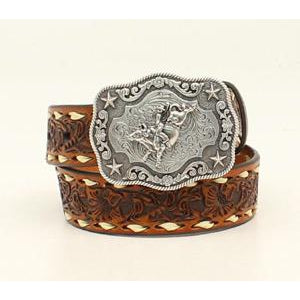 Nocona Boys Western Belt - Motif Buckle