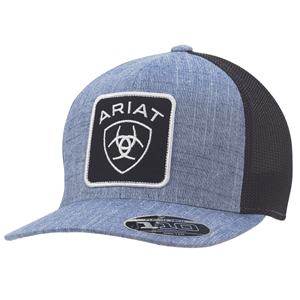 Ariat Men's Snapback Logo Patch Cap - Blue