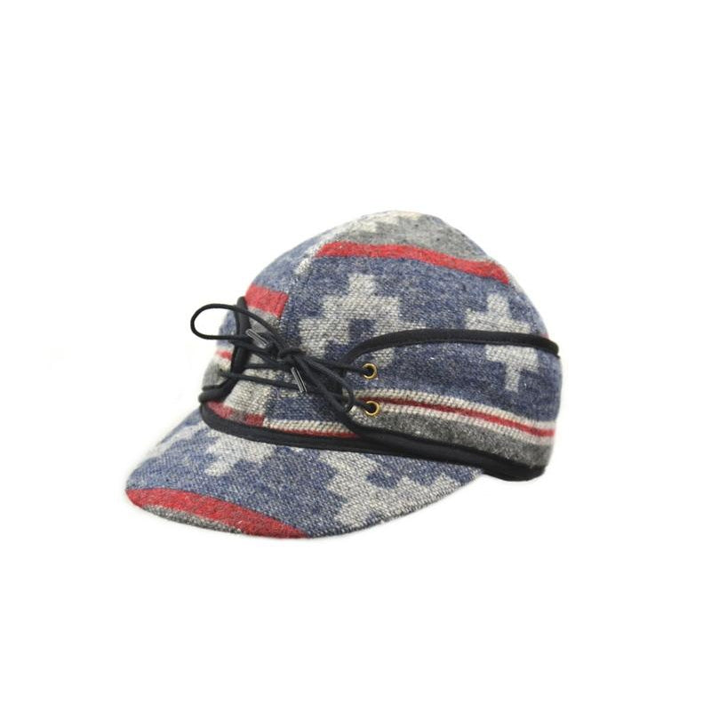 Crown Cap Wool Blend Railroad Hat - Navajo Print