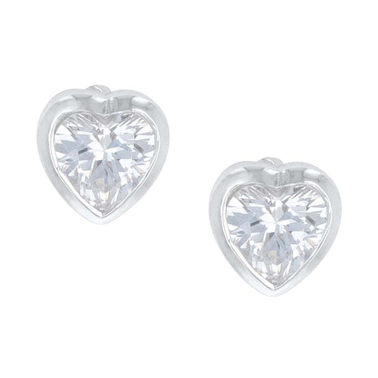 Montana Silversmiths Tiny Heart Crystal Earrings