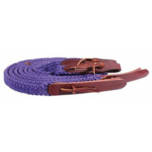 Professional's Choice Split Reins Quiet Control - Purple