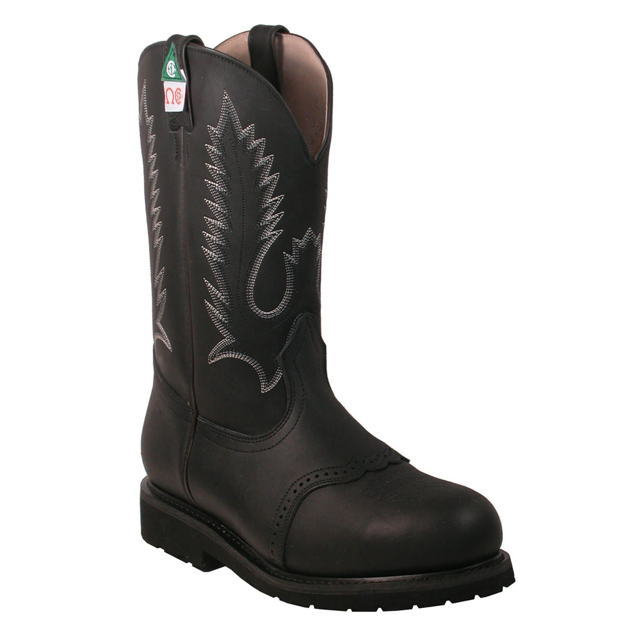 Boulet Men's Steel Toe Work Boots - Everest Black