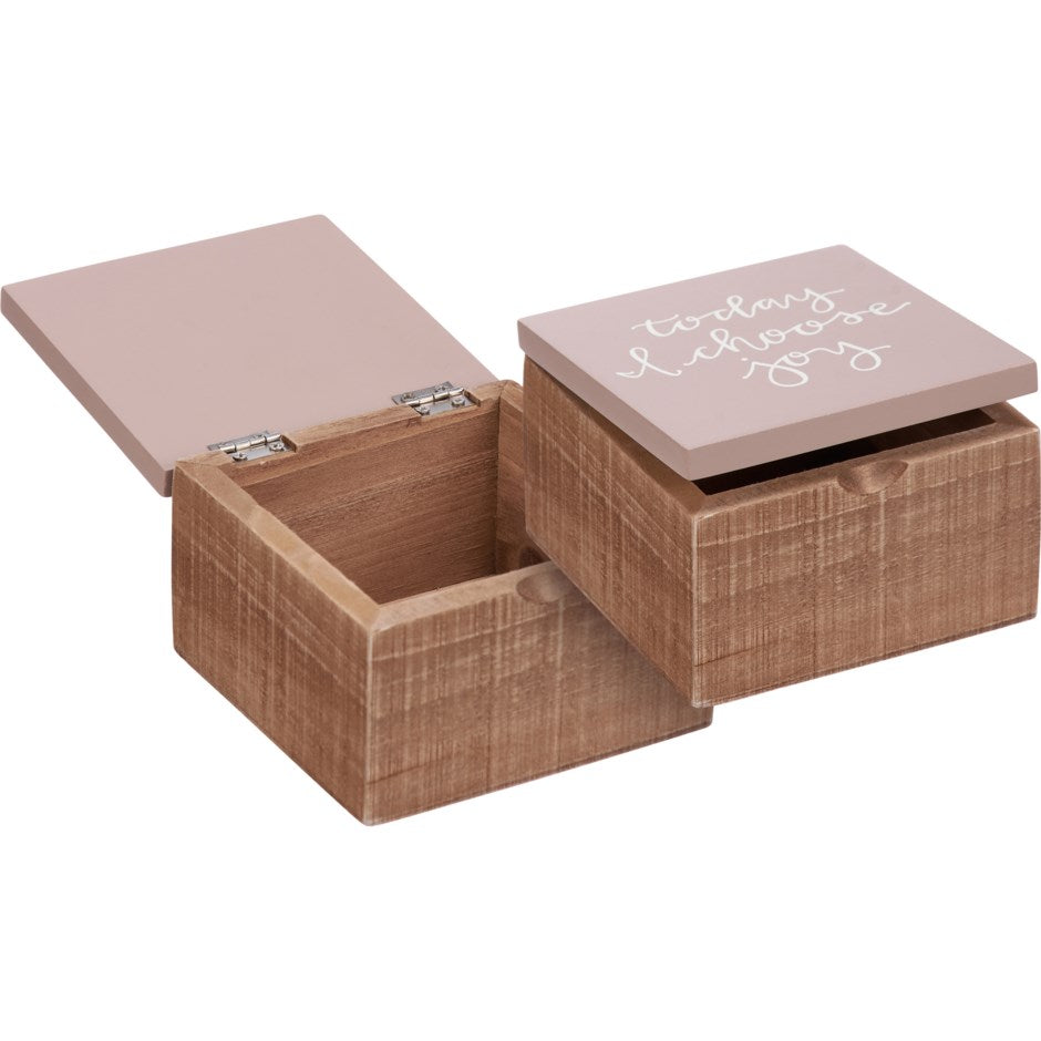 Hinged Box  Choose Joy