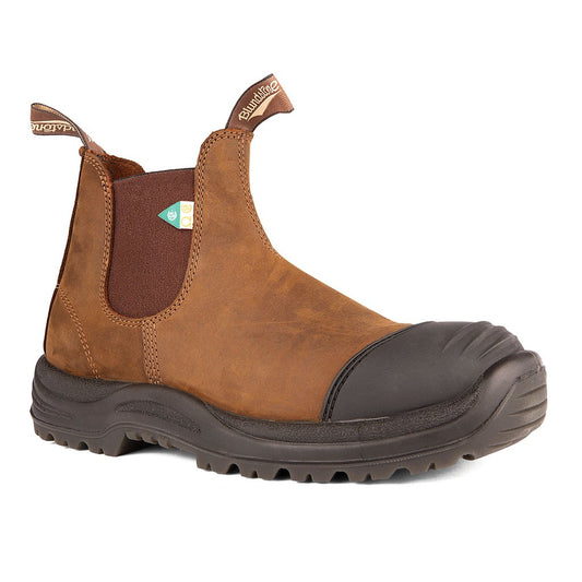 Blundstone Men's CSA Greenpatch Rubber- Crazy Horse Brown