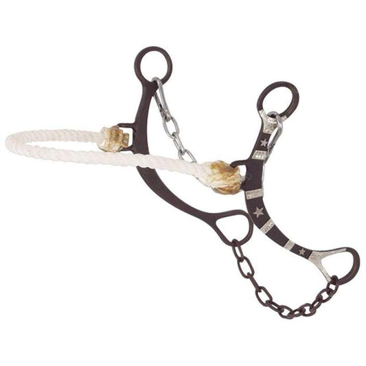Classic Equine Bozo Sidepull Long Shank Hackamore