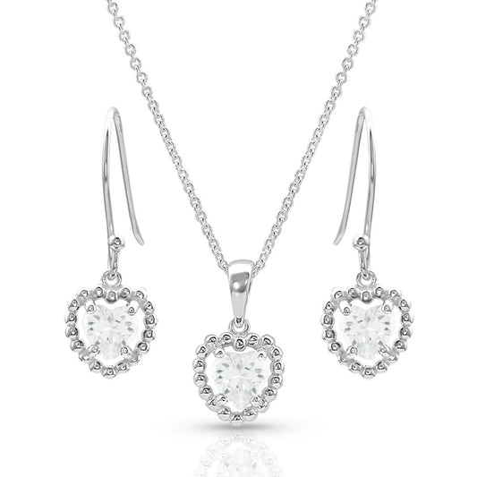 Montana Silversmiths Jewerly Set Frozen Heart
