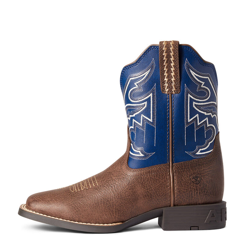 **Ariat Boys Youth Sorting Pen Western Boots - Adobe Chocolate