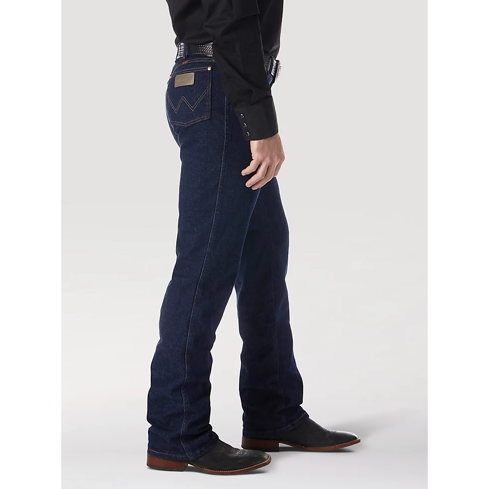 Wrangler Men's Cowboy Cut STR Regular Fit Jean - Navy