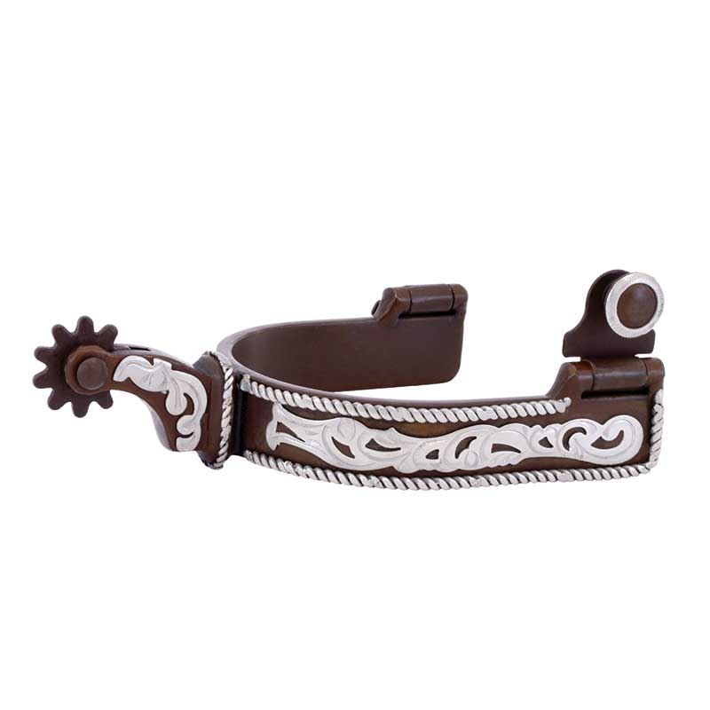 Spur Ant W/Rope Edge & Floral OV