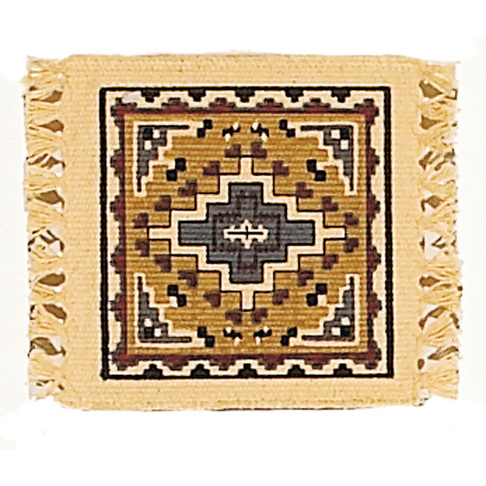 El Paso Cotton Stencil Coasters - Southwest Design