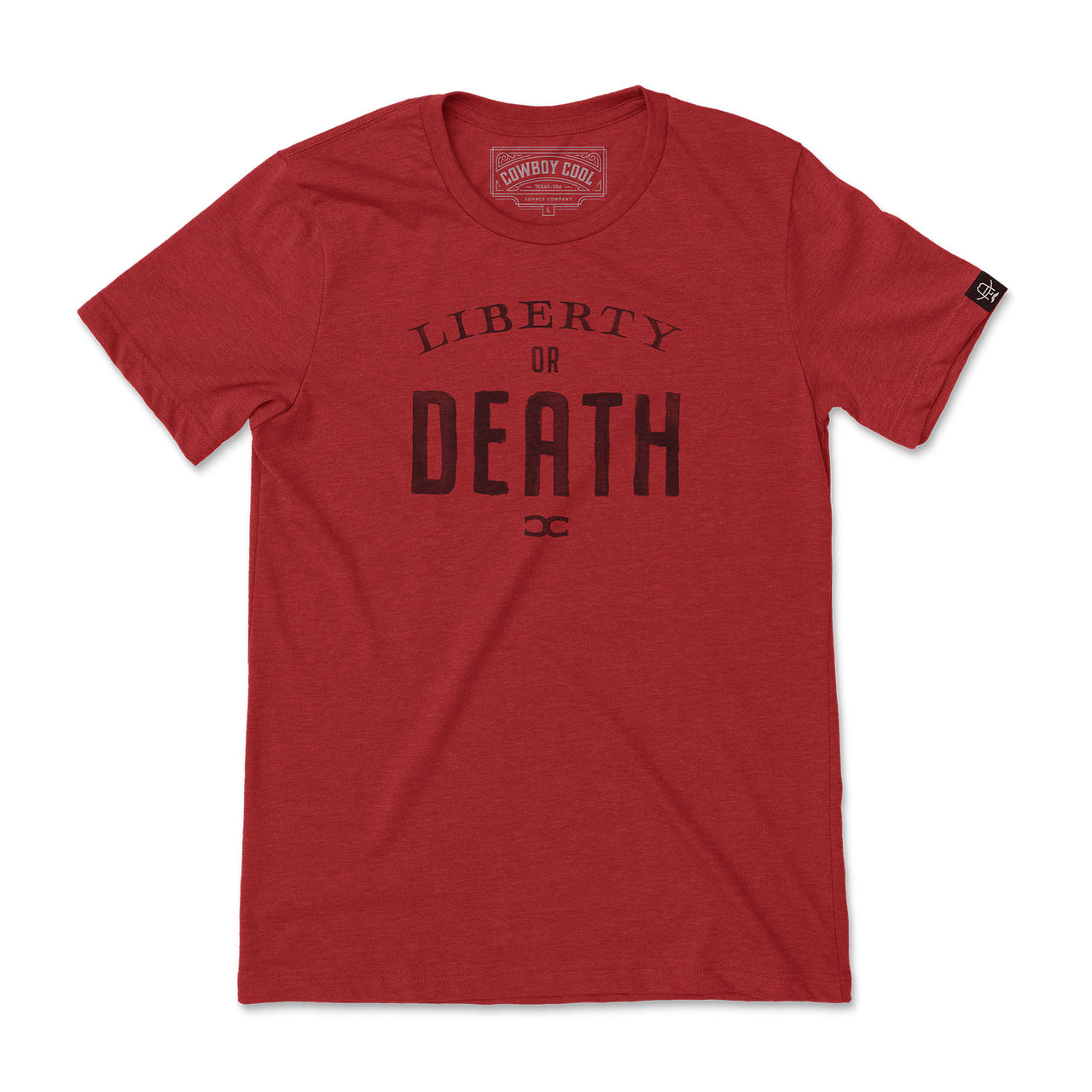 Cowboy Cool Liberty Or Death T-Shirt