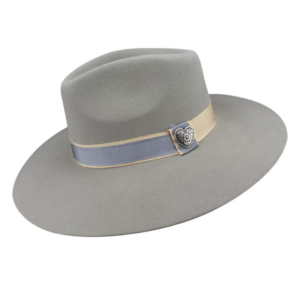 Dallas Hat Ana Grey Coloured Stiff Felt Hat