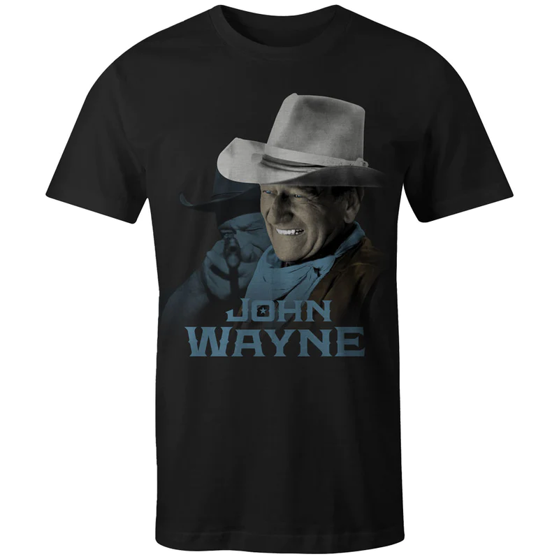 Hooey John Wayne T-Shirt - Black