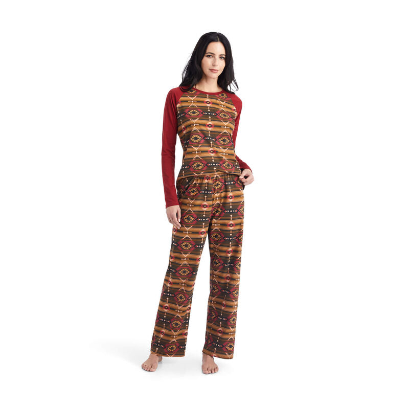 Ariat Women's Pajama Set SW Style Print