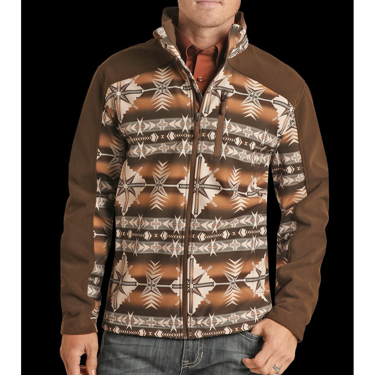 Powder River Printed Aztec Softshell Jacket**FINAL SALE**
