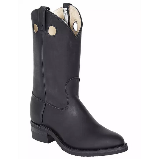 Brahma Men's Western Boot - Black Loggertan