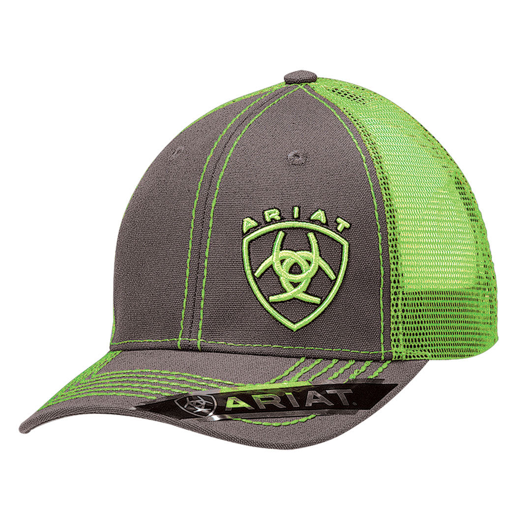 Ariat Men's Ball Cap - Grey/Green