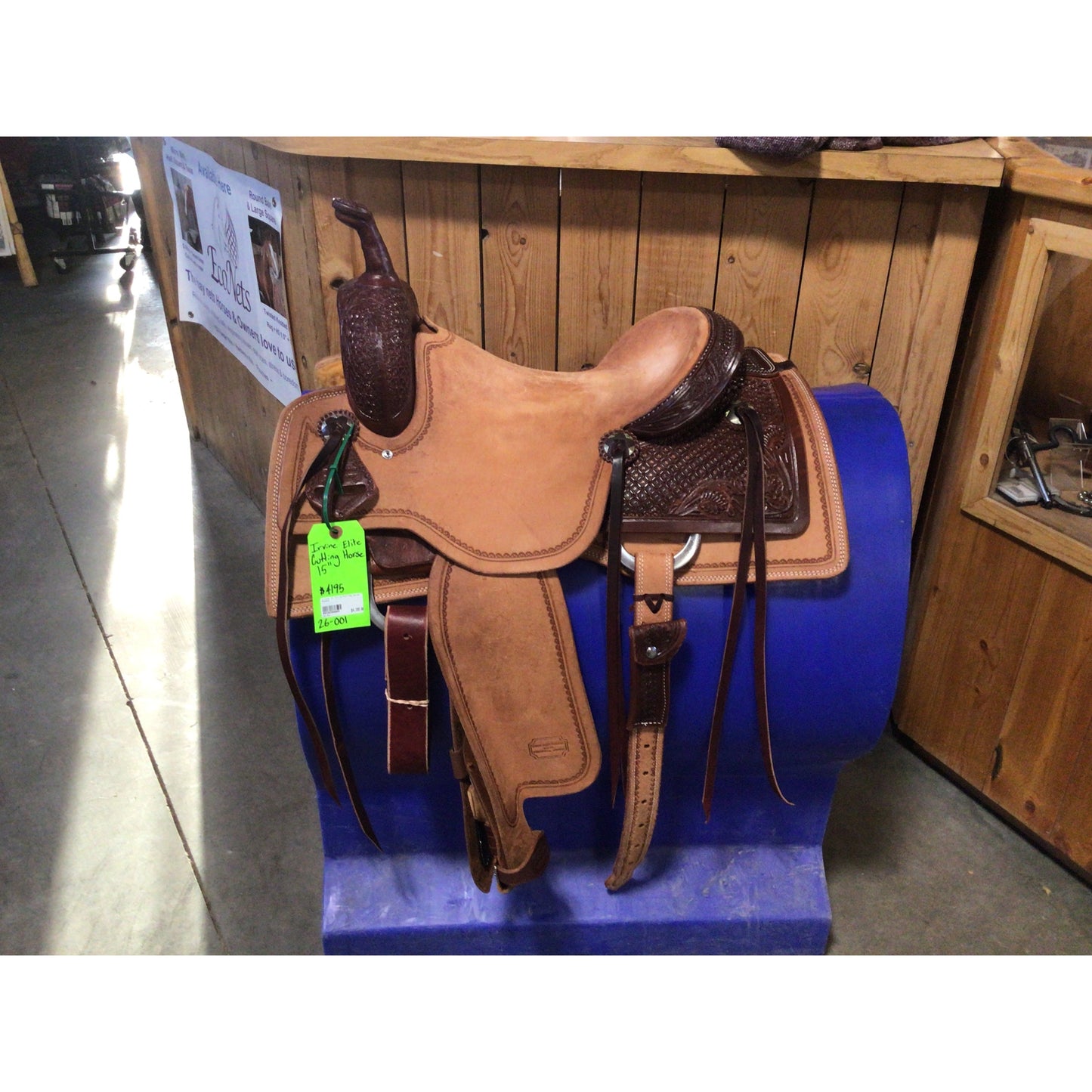 Irvine 15" Elite Cutting Saddle