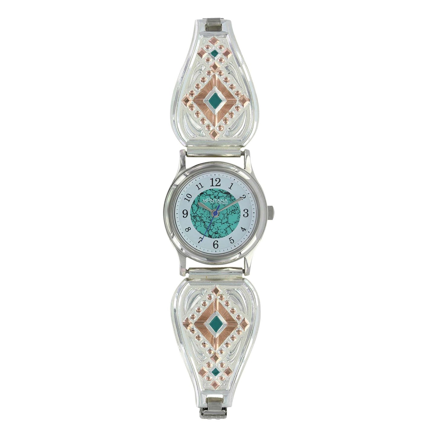 Montana Silversmiths Two Tone Southwestern Beats Expansion Watch
