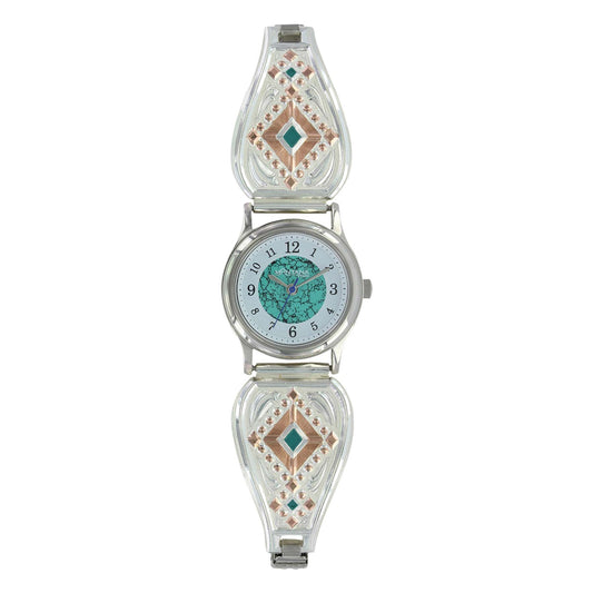 Montana Silversmiths Two Tone Southwestern Beats Expansion Watch