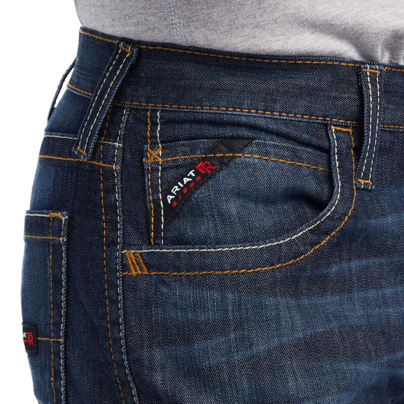 **Ariat Men's FR M5 Straight Duralight Stretch Basic Straight Leg Jean - Lassen - Irvine Tack & Western Wear