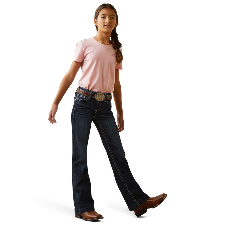 Ariat Girls REAL Ryki Wide Leg Jeans - Nightshade