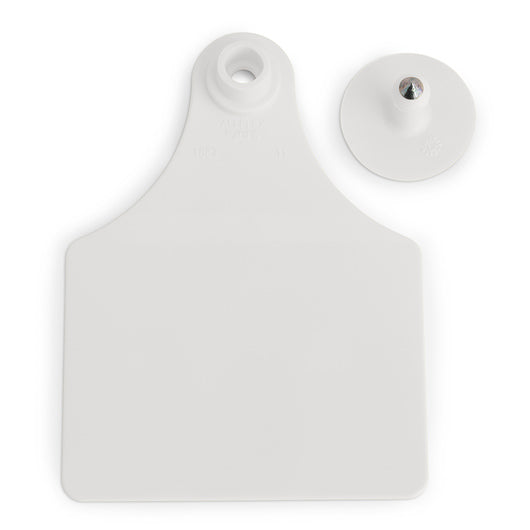 Allflex Maxi Complete Tag - Numbered White