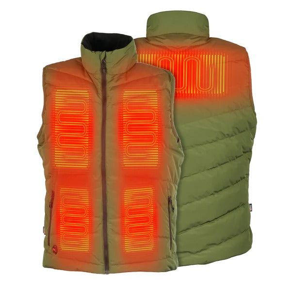 **Fieldsheer Men's Crest Heated Down Vest -Assorted Colours
