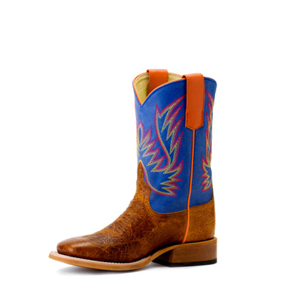 Horse Power Youth Western Boot - Havana Bullfrog