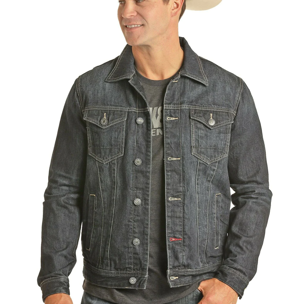 Men's denim hot sale jacket