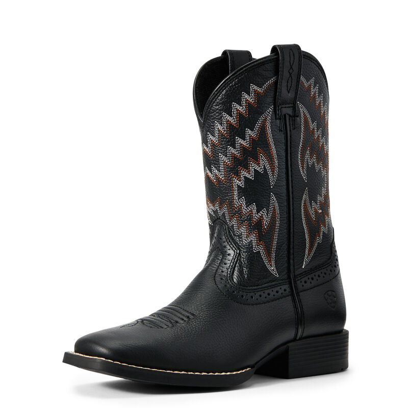 Ariat Boy's Youth Tycoon Western Boots - Bear Black