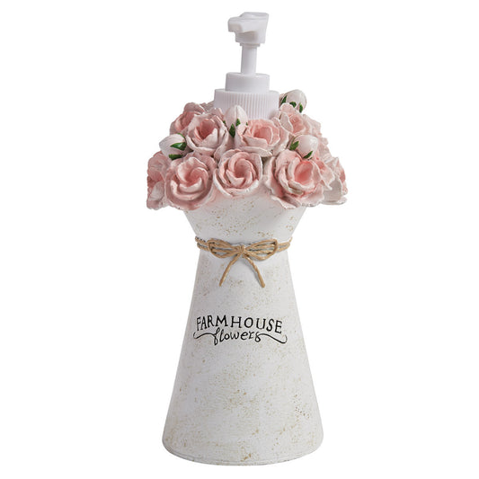 Farmhouse Peonies Soap Dispenser