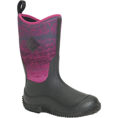 Muck Kids Hale Boots - Black/Magenta