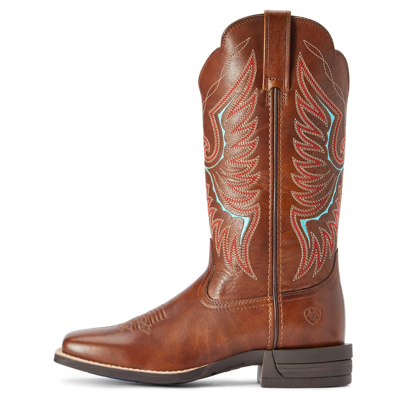 **Ariat Womens Rockdale Western Boots - Naturally Distressed Brown