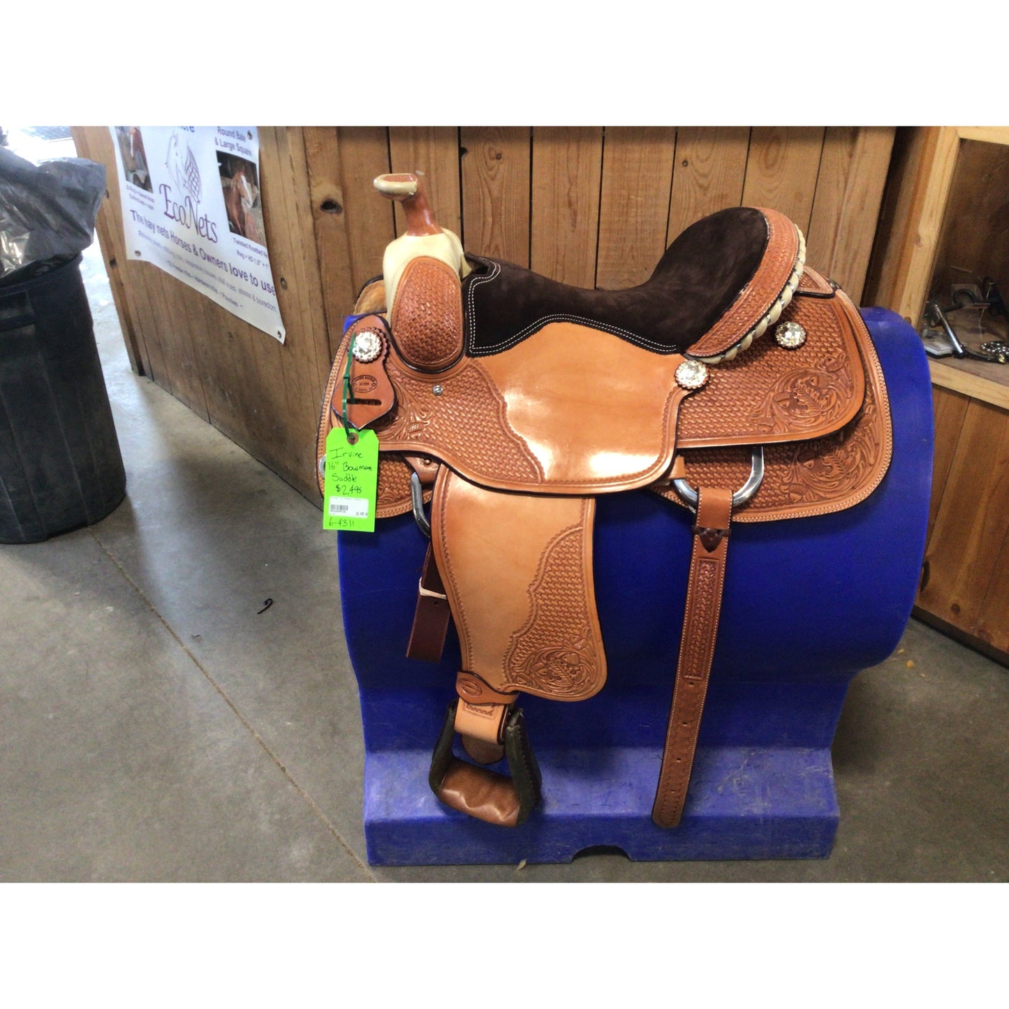 Irvine  16" Bowman  Saddle