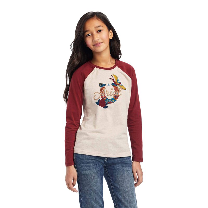 Ariat Girls REAL Ropey Rose Shirt