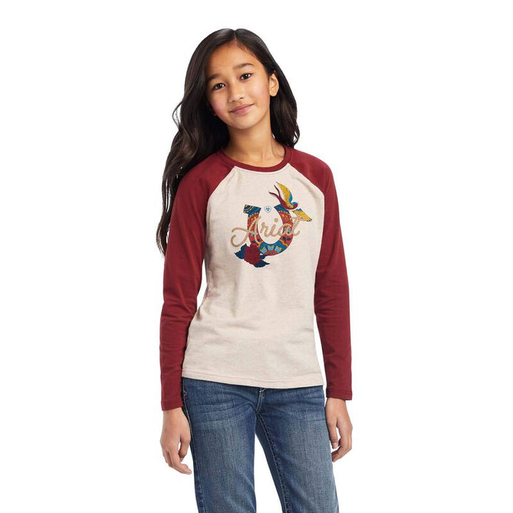 Ariat Girls REAL Ropey Rose Shirt