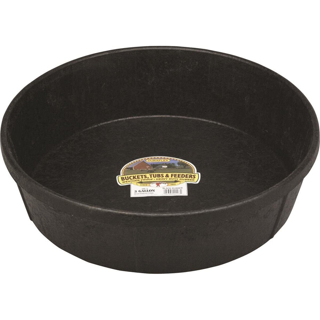 Feeder Rubber Pan H.D. 3 Gal  HP3 - Irvine Tack &amp; Western Wear