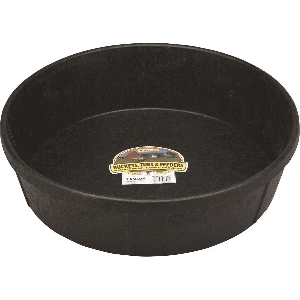 Feeder Rubber Pan H.D. 3 Gal  HP3 - Irvine Tack & Western Wear