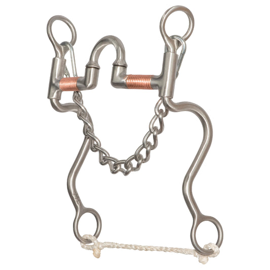 Cowboy Tack Walt Woodard 1-by-2 Copper Wrapped Correctional Bit