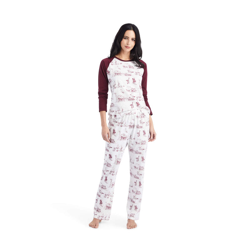 Ariat Women's Pajama Set Western Toile
