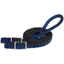 Weaver Braided Nylon Barrel Reins 1/2"x8' -Assorted Colours