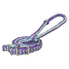 Weaver Braided Nylon Barrel Reins 1/2"x8' -Assorted Colours