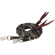 Weaver Flat Braided Competition Split Rein 3/4" x 8&