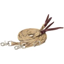 Weaver Flat Braided Competition Split Rein 3/4" x 8&