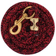 Weaver Leather Poly Lead Rope with Solid Brass 225 Snap - Multiple Colours - Irvine Tack &amp; Western Wear