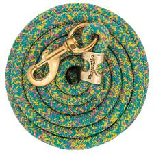 Weaver Leather Poly Lead Rope with Solid Brass 225 Snap - Multiple Colours - Irvine Tack &amp; Western Wear