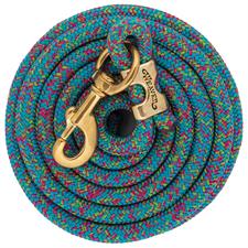 Weaver Leather Poly Lead Rope with Solid Brass 225 Snap - Multiple Colours - Irvine Tack &amp; Western Wear