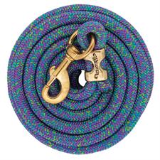 Weaver Leather Poly Lead Rope with Solid Brass 225 Snap - Multiple Colours - Irvine Tack &amp; Western Wear